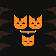 Two cats and a kitten